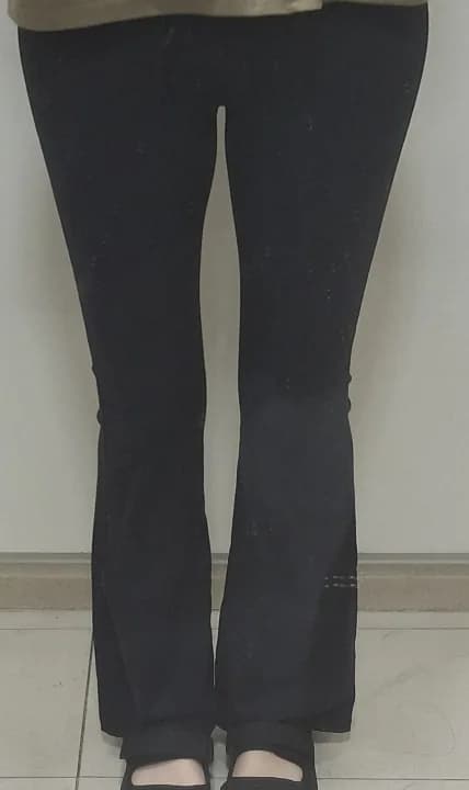 레르 부츠컷 숏 레깅스 블랙 리뷰 이미지