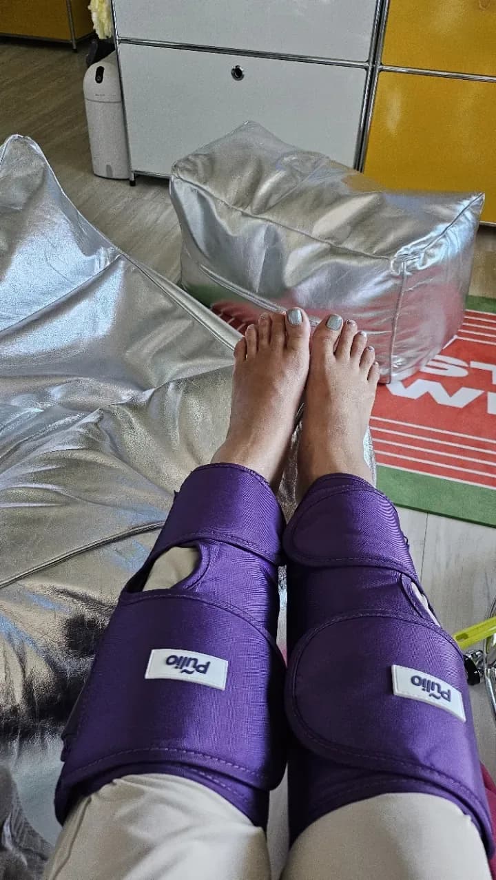 풀리오 종아리 마사지기 리뷰 이미지