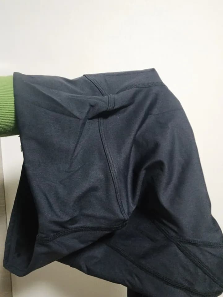 나인제트 우먼 시그니처 9부 레깅스 블랙/네이비 리뷰 이미지