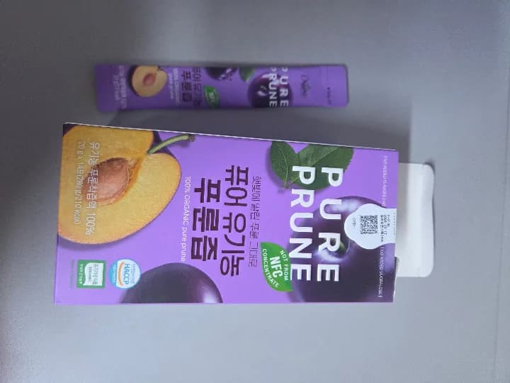 천호엔케어 퓨어 유기농 푸룬즙 1박스 (20g X 14포) 리뷰 이미지