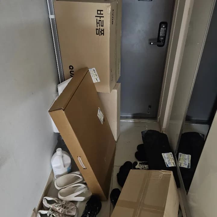 나인제트 우먼 시그니처 9부 레깅스 블랙/네이비 리뷰 이미지